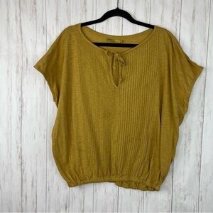Prana XL mustard blouse